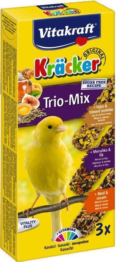 Vitakraft Vitakraft Kracker Kolby 3 sztuki dla kanarka Morela Jajko Miód