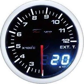 Depo Zegar DEPO Dual 52mm Exhaust Temp