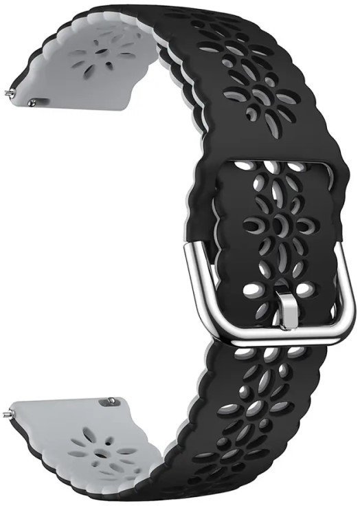 SILIKONOWY PASEK DO ZEGARKA SMARTWATCH 20MM DO SAMSUNG GALAXY WATCH 42MM / 2 41MM / 4 5 6 7 / HUAWEI WATCH GT 2 42MM / GT 3 42MM / AMAZFIT BIP GTS 4 3