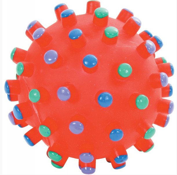 Zolux zabawka winylowa Piłka z wypustkami 7 cm