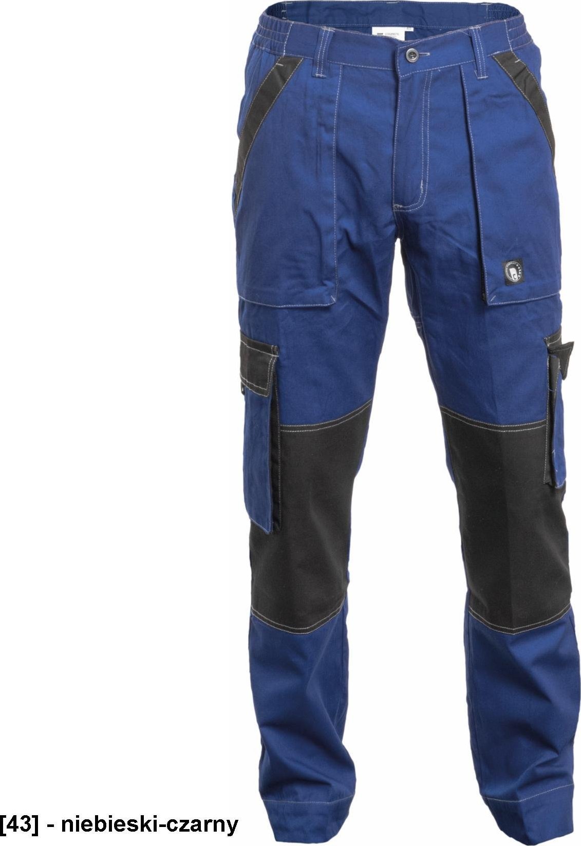 CERVA MAX SUMMER LADY - spodnie - niebieski-czarny 40