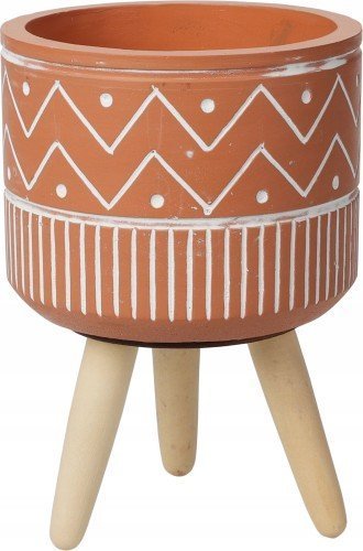 Koopman Osłonka cementowa na nóżkach 12 cm Terra