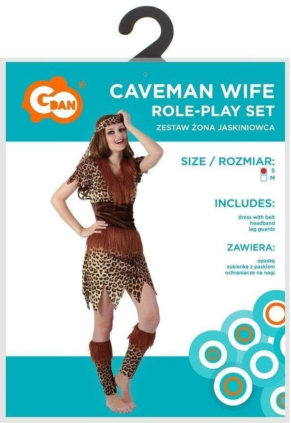 Strój dla dorosłych Żona Jaskiniowca rozm. S