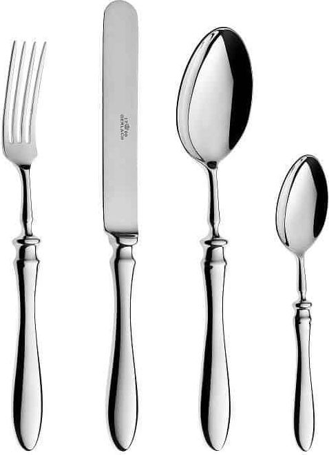 Gerlach Komplet sztućców w drewnianej skrzyni 68 sztuk Retro