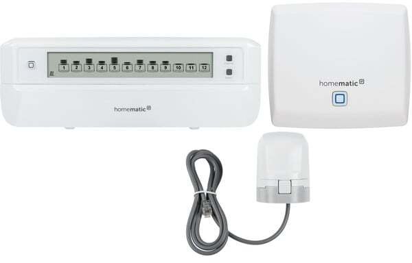 HomeMatic IP Homematic IP Access P. 1x Fussb.aktor.4xStellantrieb 4xWandth.