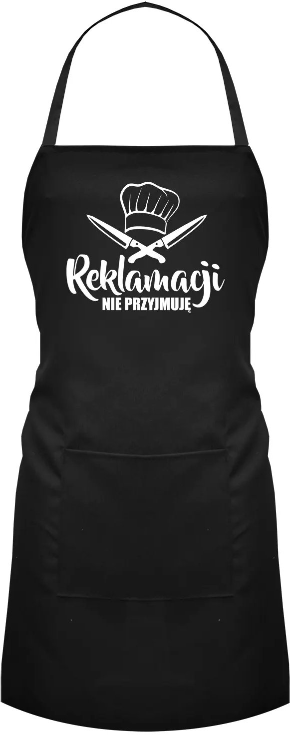 Reklamacji nie przyjmuję - fartuch z nadrukiem