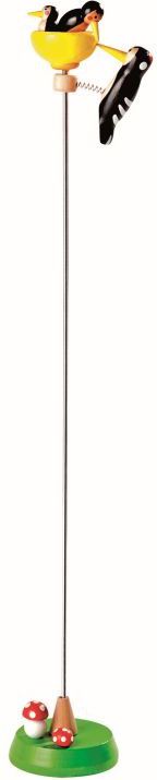 Figurka Goki Drewniany dzięcioł z młodymi (53931)