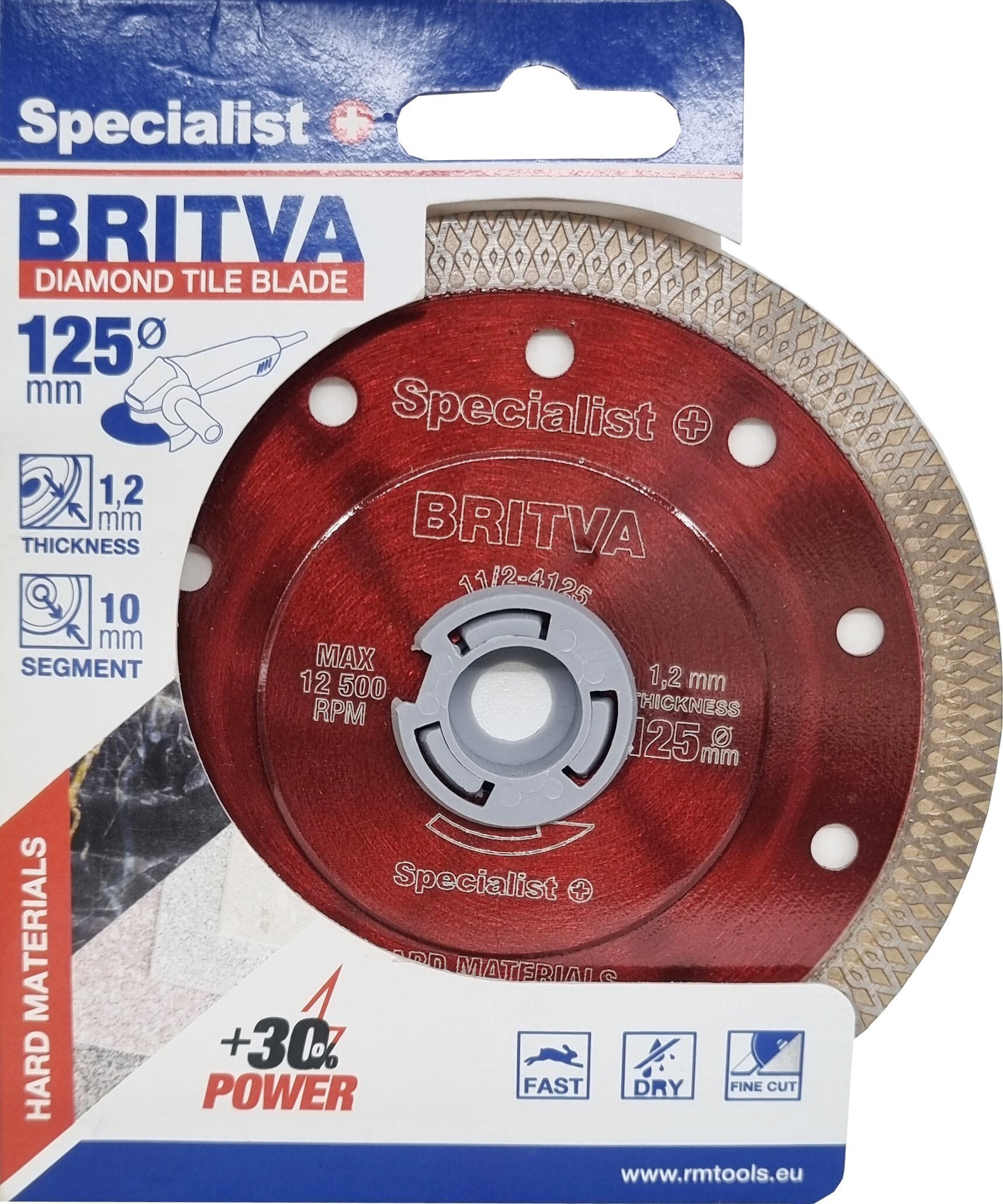 Specialist+ Deim. disk. BRITVA 125x1,2x22 mm