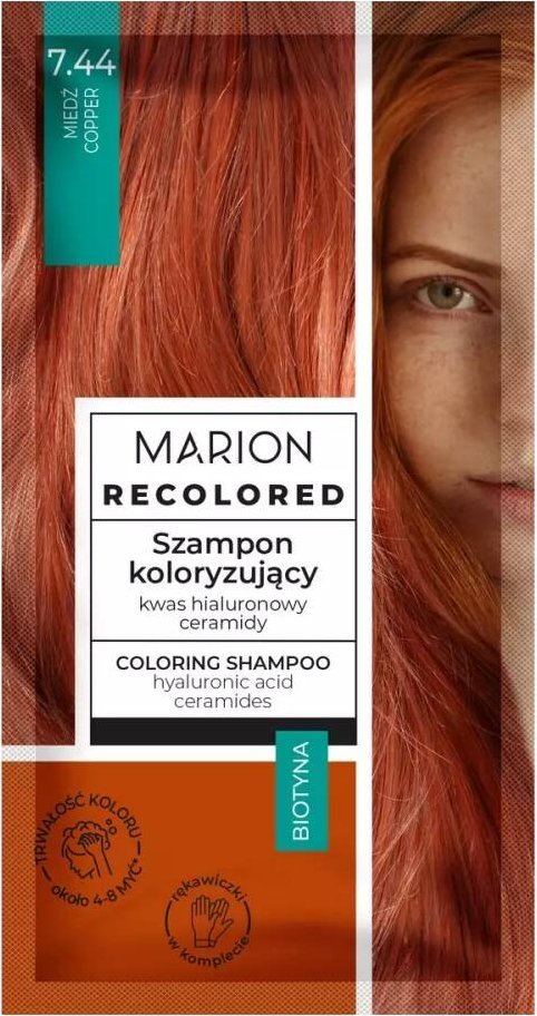 Marion Marion Recolored szampon koloryzujący 7.44 Miedź 35ml