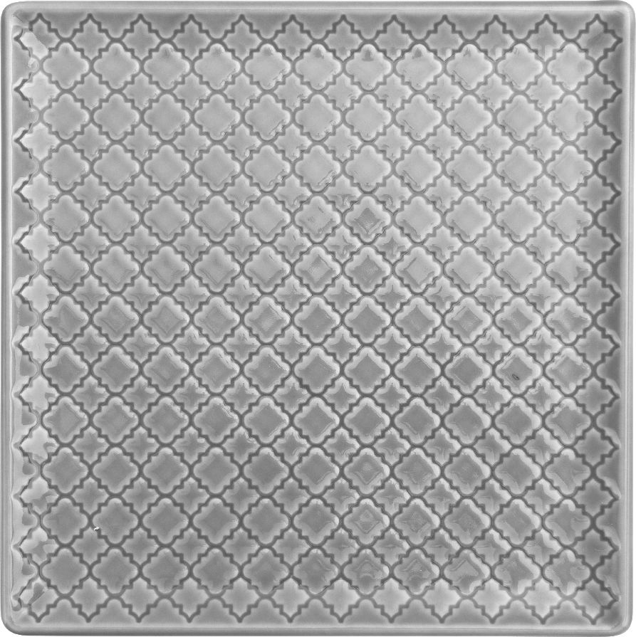 Lubiana Talerz płytki kwadratowy 20,5cm Marrakesz szary