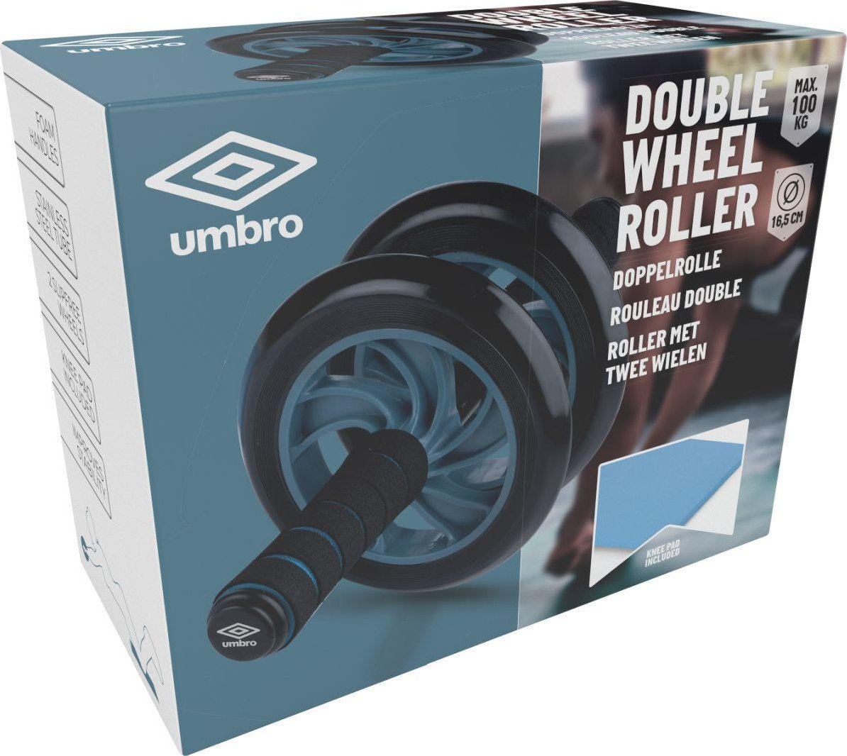 Umbro WAŁEK KÓŁKO REHABILITACYJNE PODWÓJNE UMBRO NIEBIESKI