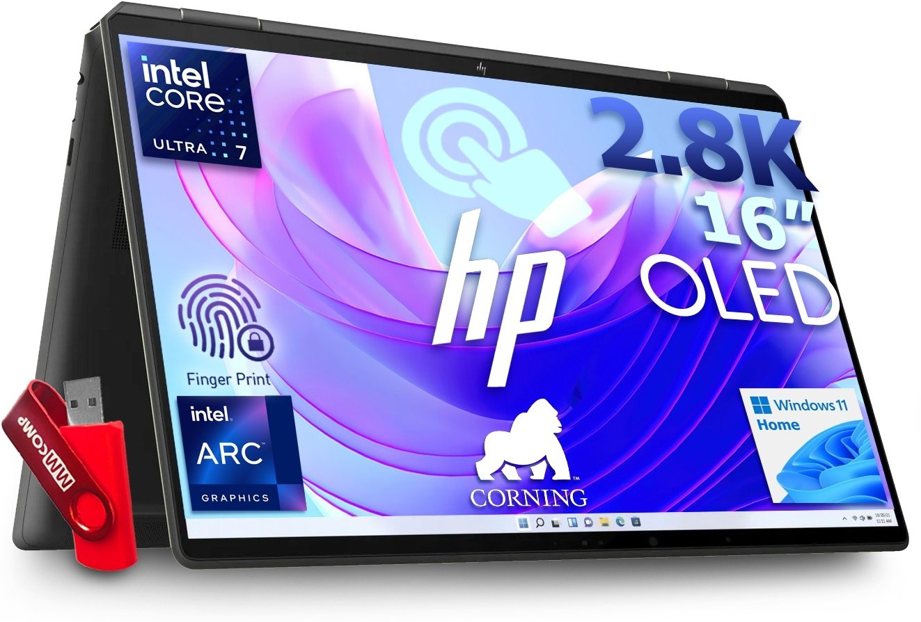 Laptop HP Laptop Spectre x360 16 Core Ultra 16GB 4TB SSD WQXGA+ OLED PRAKTCZNY