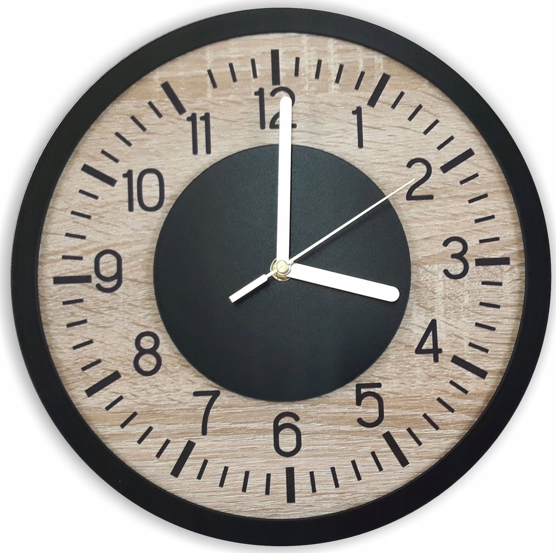 naSciane Zegar ścienny do salonu dębowy pomysł na prezent