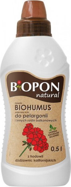 Biopon BIOHUMUS - NAWÓZ DO . PELARGONII 1L (1 SZT)