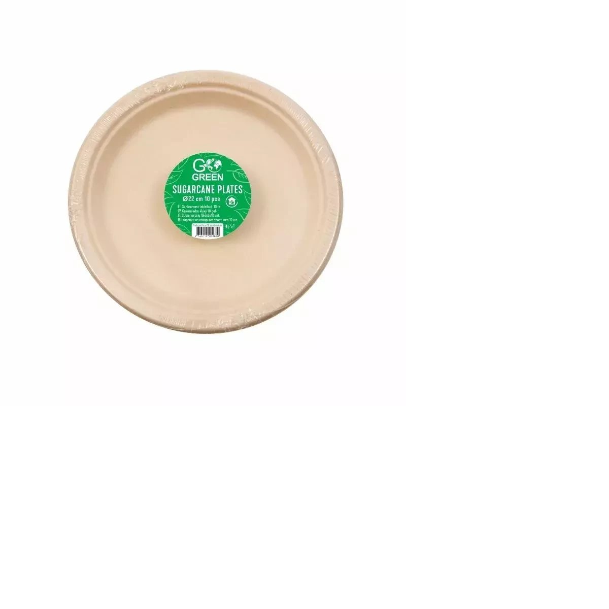 Kompostejamie cukurniedru skivji Go Green 4743115012860