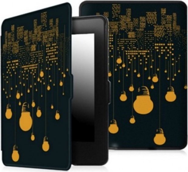 Pokrowiec Pan i Pani Gadżet Etui do Amazon Kindle 4 Żarówki