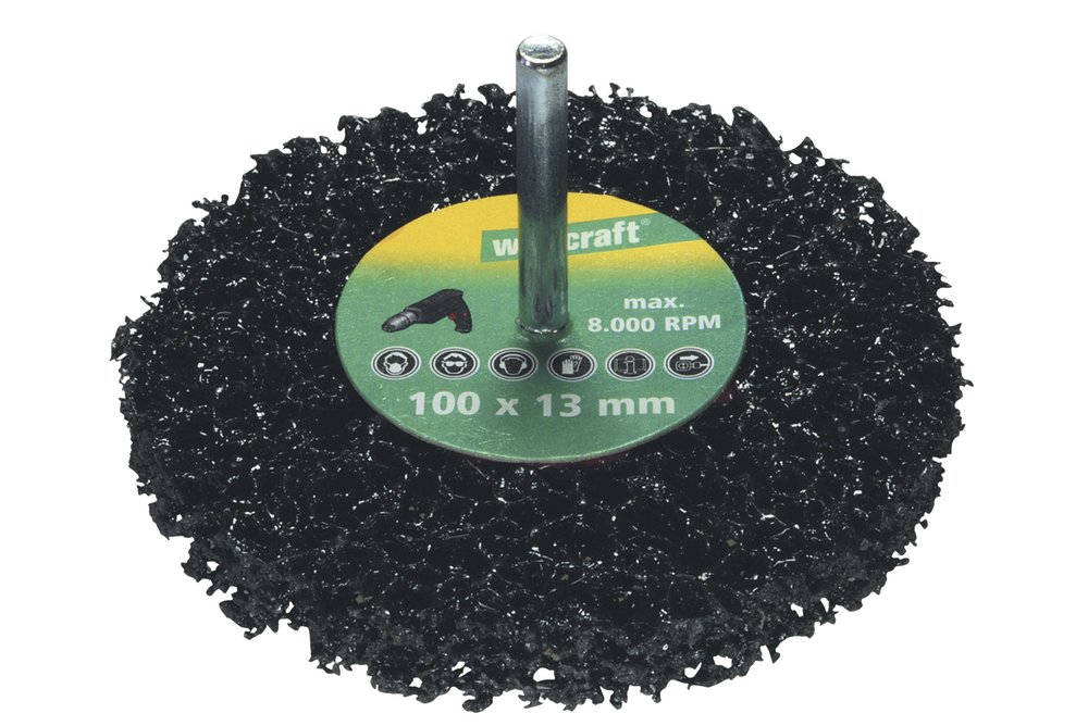 Wolfcraft Dysk czyszczący 100mm trzpień 6mm (1674000)