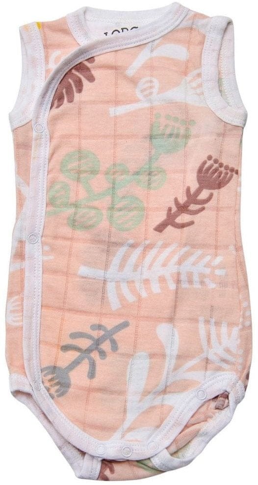 Lodger Romper Botanimal cotton sleeveless bodysuit Plush 68 cm RF 073_68