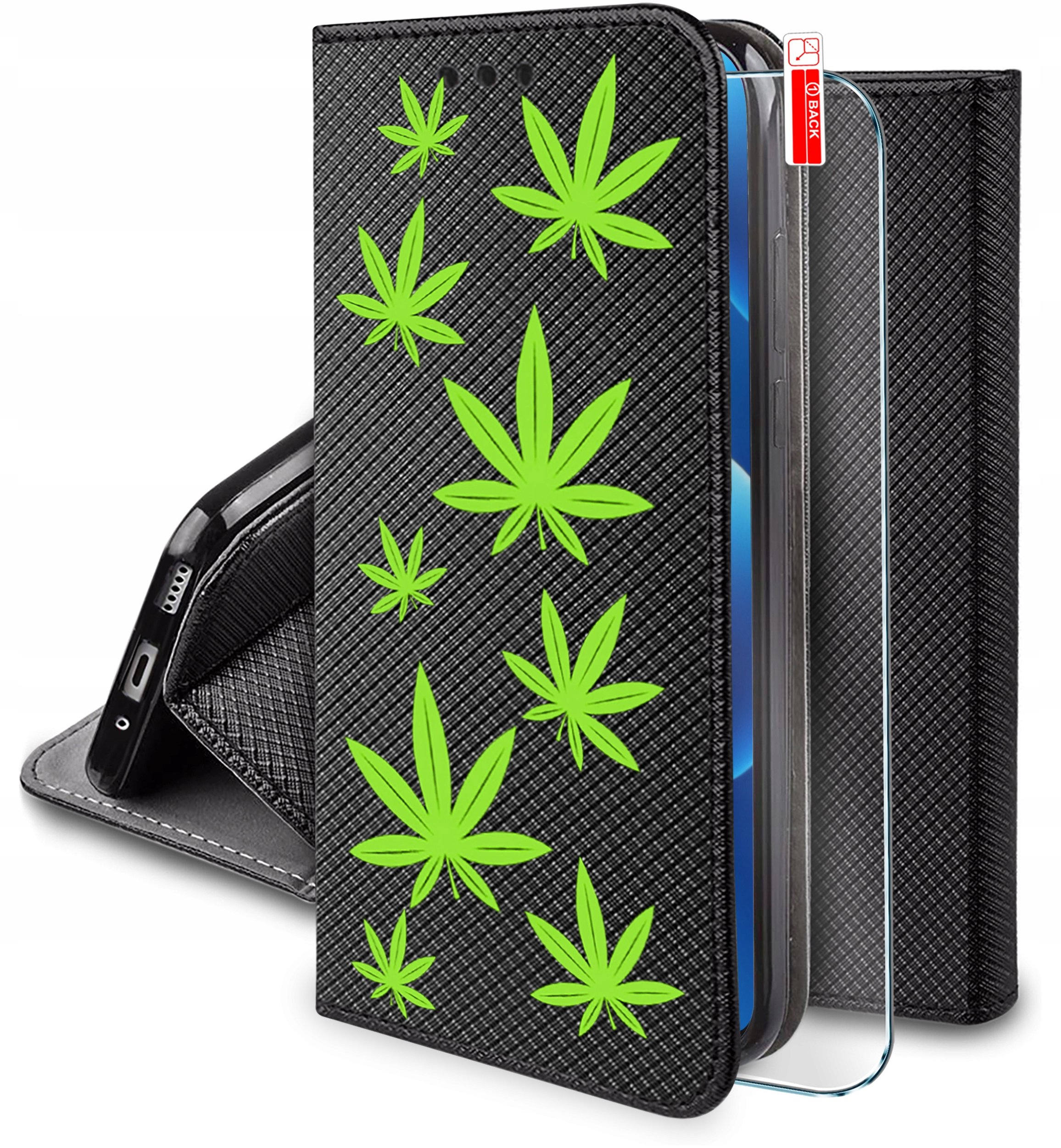 Etui do Samsung S25 FE MAGNET WZORY CASE + SZKŁO 9H