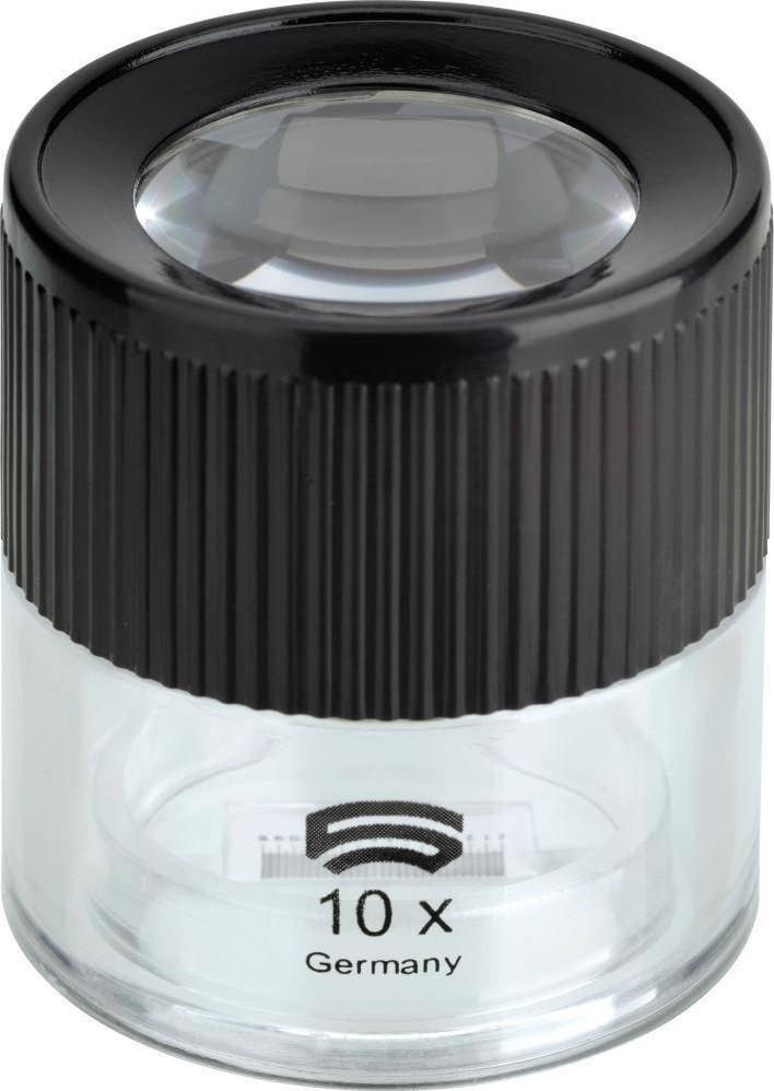 SCHWEIZER Lupa stojaca Basic-Line, powieksz.10-krotne D30 ze skala SCHWEIZER