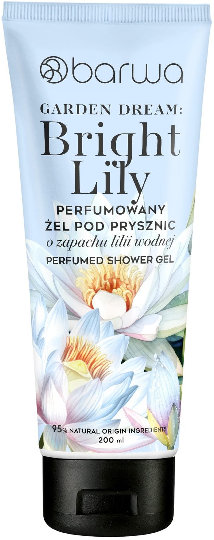 BARWA Garden Dream Bright Lily Perfumowany żel pod prysznic - Lilia wodna 200 ml
