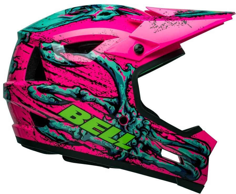 Kask full face BELL SANCTION 2 DLX MIPS bonehead gloss pink turquoise roz. XL (59-61 cm) (NEW) (LIMITED EDITION)