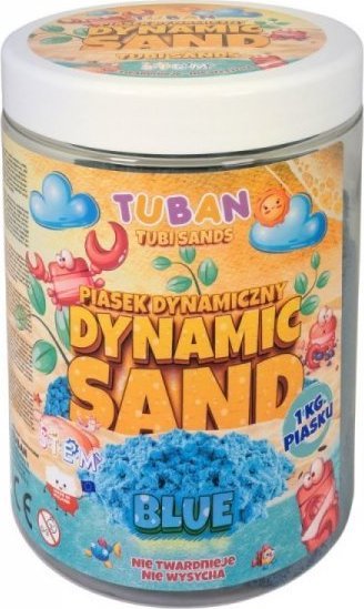 TUBAN Piasek dynamiczny niebieski 1kg