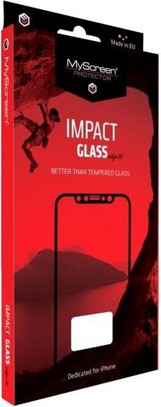 MyScreen Protector ImpactGLASS Edge 3D dla iPhone 7/8 czarny