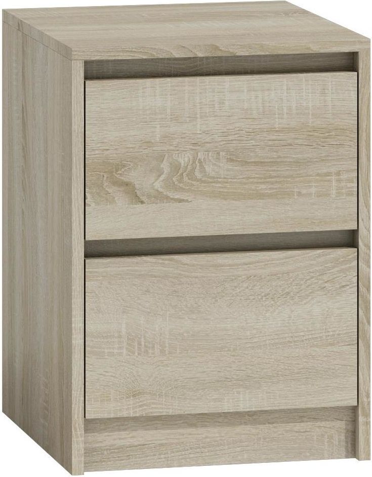 Topeshop Szafka komoda stolik nocny wys 55cm k2 dąb sonoma