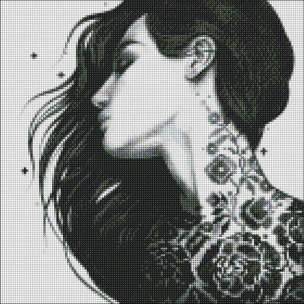 Ideyka Diamentowa mozaika - Nieposłuszny 40x40cm