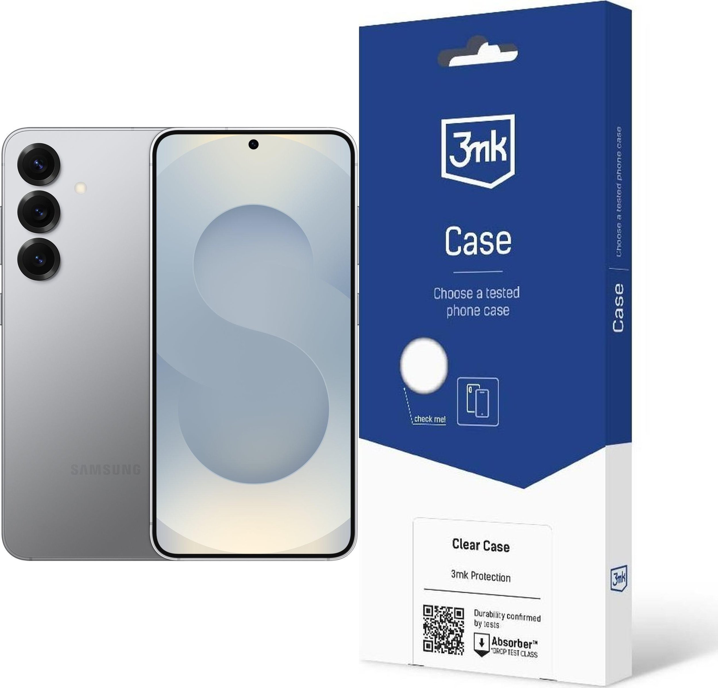 Smartfon Samsung Galaxy S25 5G 12/256GB Srebrny (SM-S931BZS) + Etui Clear Case