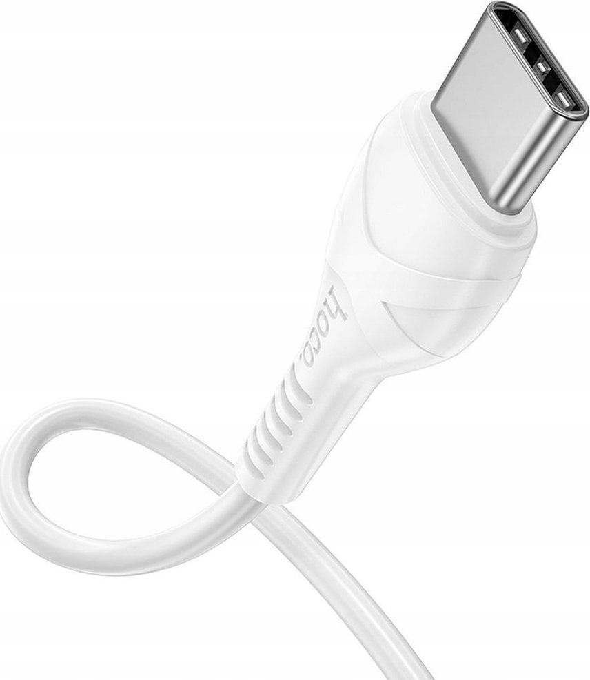 Kabel USB Hoco USB-C - Lightning 1 m Biały