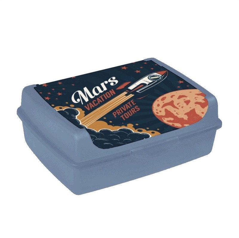 Partikas uzglabasanas trauks click-box midi 1L Carla "Space tour" 17x13x7cm zils 4052396081480