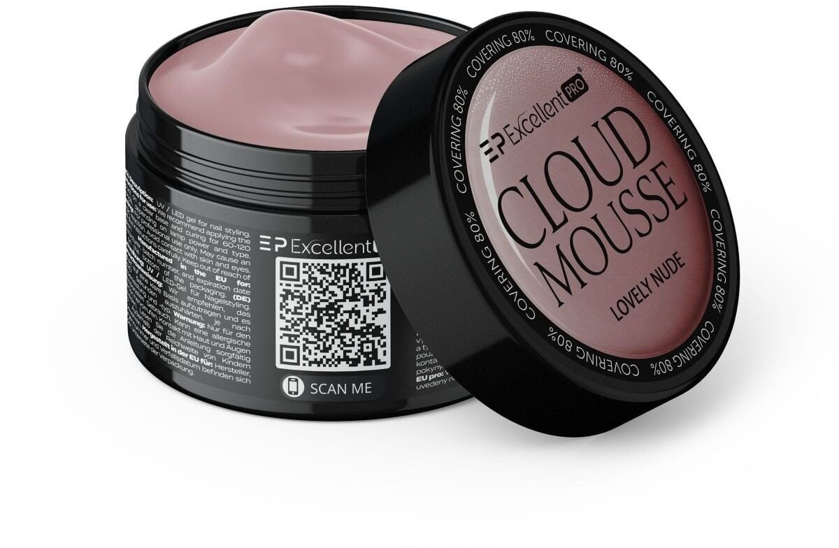 Cosmetics Zone EXCELLENT PRO_Cloud Mousse żel budujący w odcieniu Lovely Nude 15g