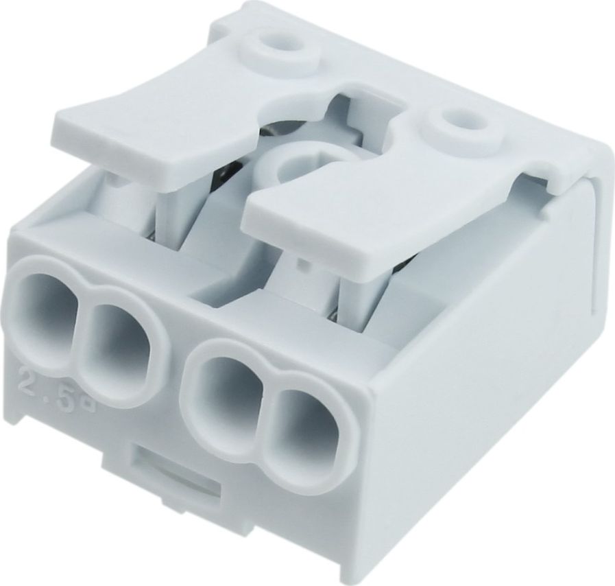 Degson Kostka Elektryczna z Dźwignią Szybkozłączka 2x0.75-2.5mm2 450V VDE DGN 3756