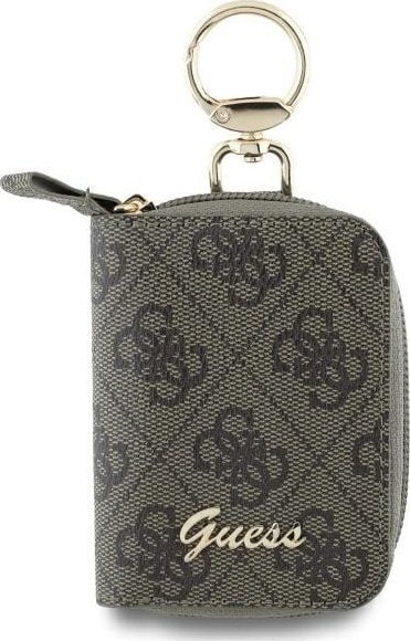 Guess Guess Cable Pouch GUABP4DPTW Brown 4G Triangle Cable Pouch