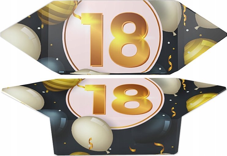 B&B Słodycze z Pomysłem Krówki na 18 urodziny prezent dla gości 1 kg WZ1