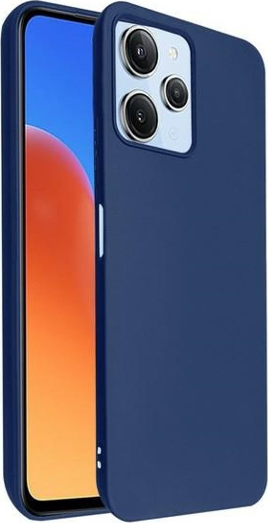 Beline Beline Etui Candy Xiaomi Redmi 12 granatowy/navy