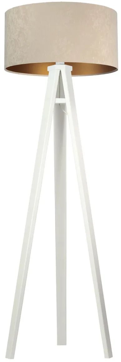 Lampa stojąca HOME 50 beżowa/złota/biała BPS KONCEPT