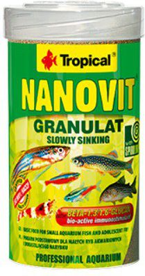 Tropical Nanovit Granulat pokarm podstawowy małych ryb 100ml
