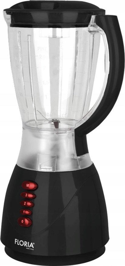 BLENDER KIELICHOWY CZARNY 3 BIEGI + PULSE 1,5L 300W