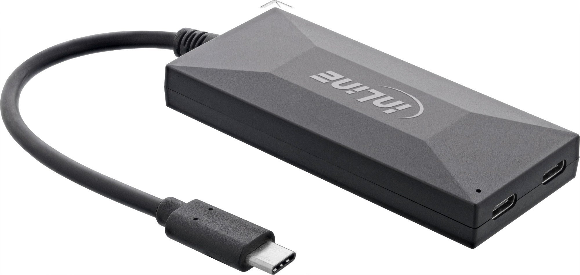 InLine InLine® USB 3.2 Gen.1 OTG Hub, USB Typ-C to 2 Port Typ-C and 3 Port Typ-A, without power supply