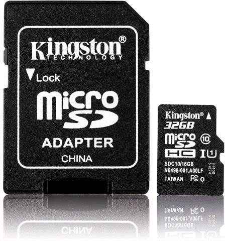 Karta pamięci 32 GB micro SD + adapter SD Kingston
