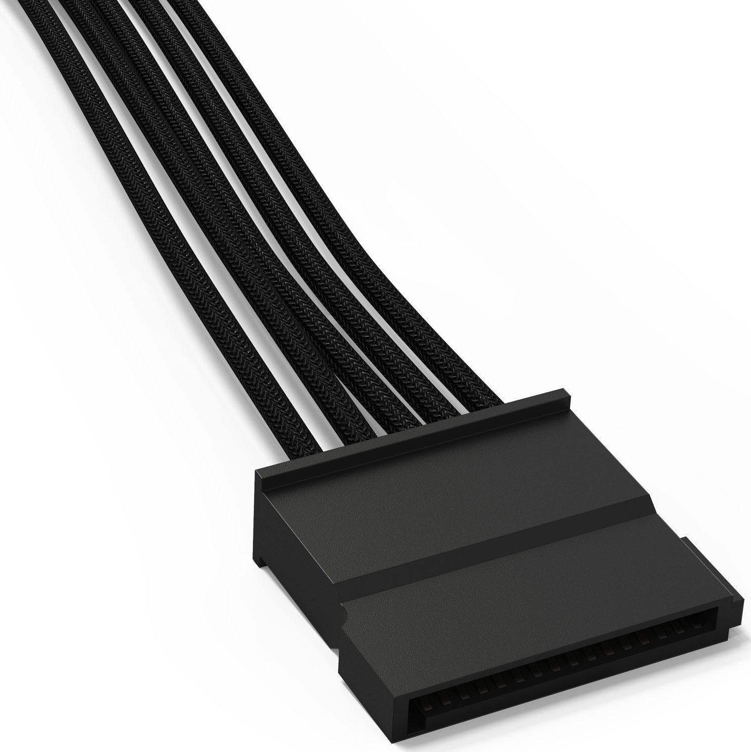be quiet! SATA 15-pin - 5-pin, 0.3m, Czarny (BC020)