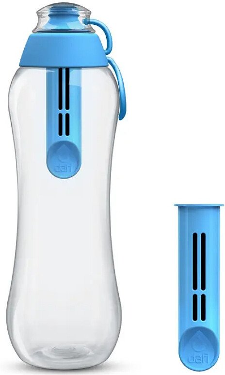 Dafi Butelka filtrująca Soft niebieska 700 ml + 2 filtry