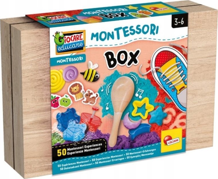 Lisciani LISCIANI MONTESSORI BOX 50 AKTYWNOŚCI.