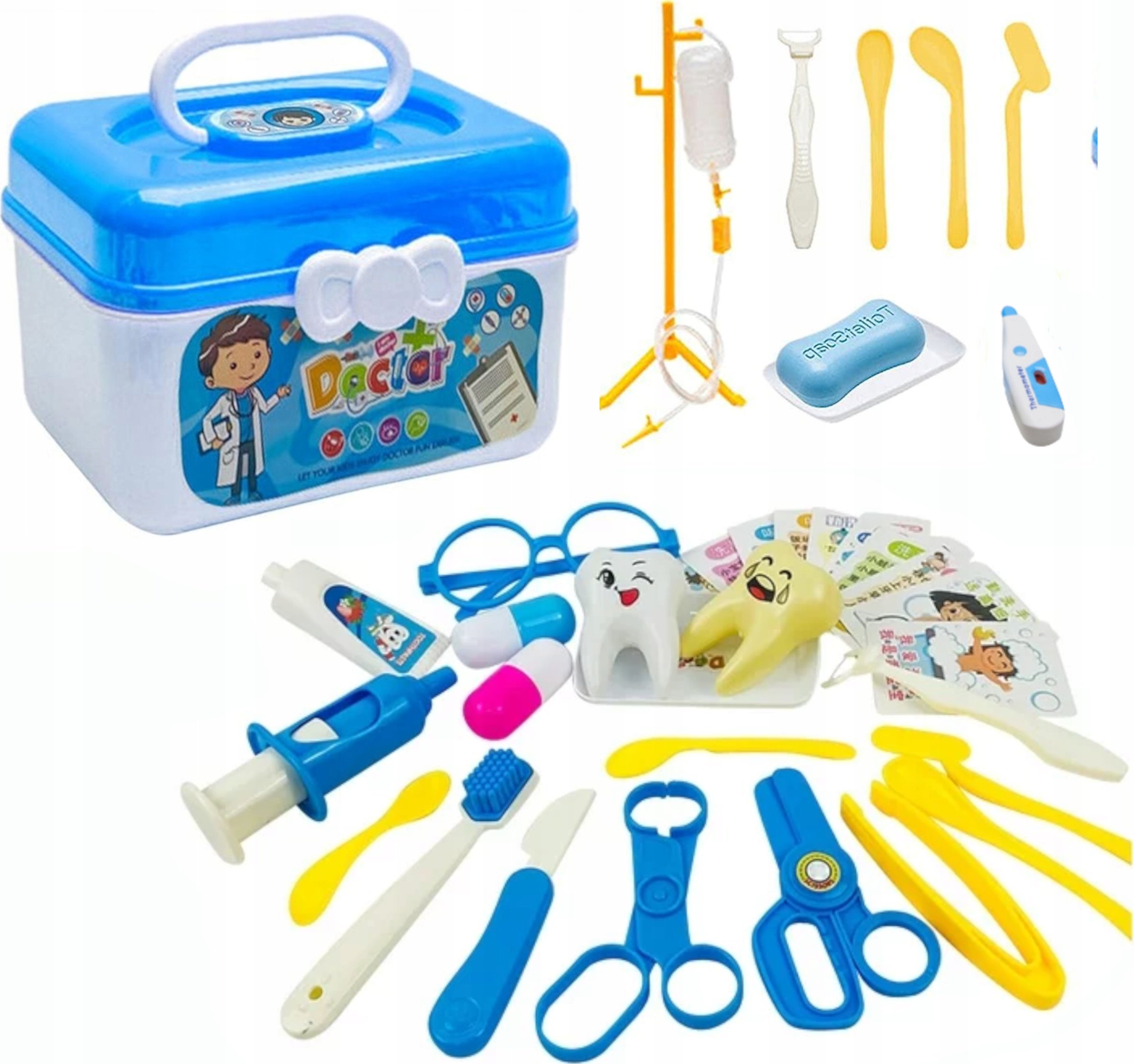 Zestaw lekarski mały doktor stetoskop 39 elementów Z110N