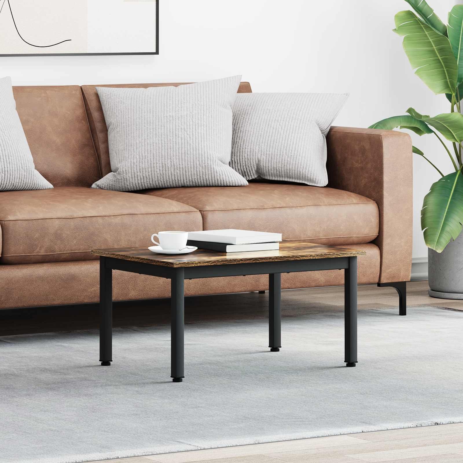 vidaXL Stolik kawowy Dąb dymny 70 x 50 x 36 cm