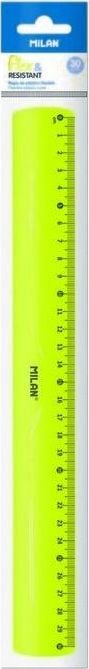 Milan Linijka 30 cm żółta MILAN