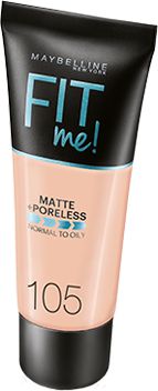 Maybelline Fit Me Liquid Foundation matujący podkład do twarzy 105 Natural Ivory 30ml
